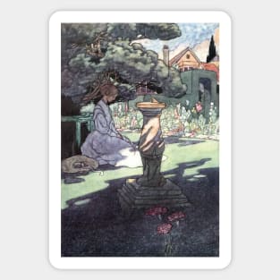 The Sundial by Charles Robinson Sticker